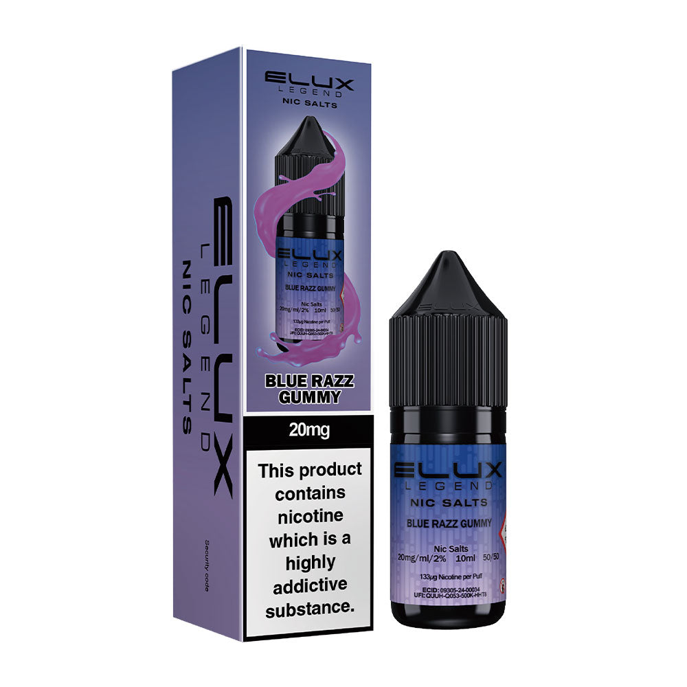 Elux Legend Nic Salt Blue Razz Gummy