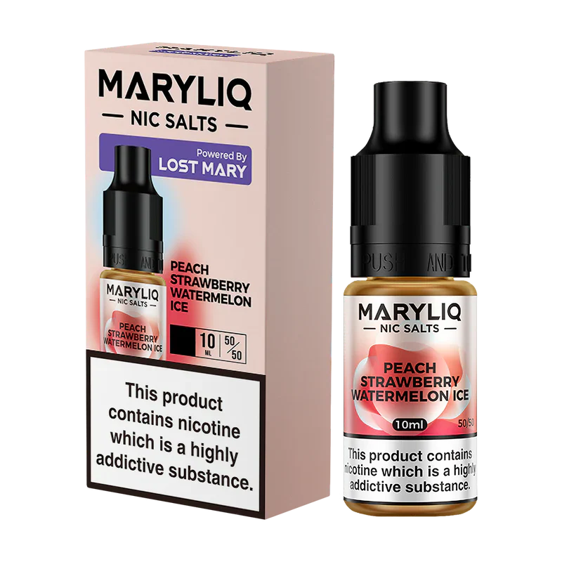 Maryliq Nic Salt Peach Strawberry Watermelon Ice