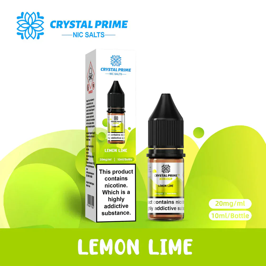 Crystal Prime Nic Salts Lemon Lime