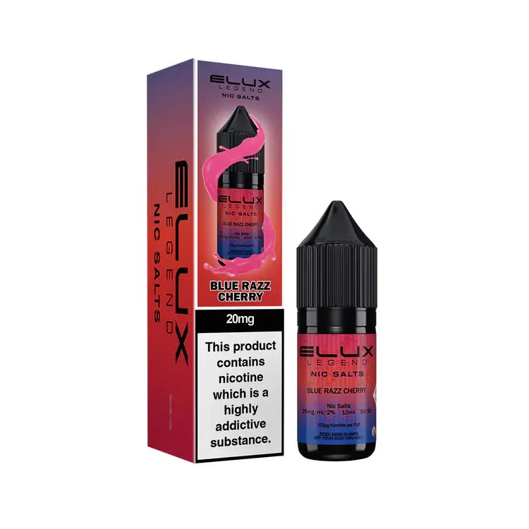 Elux Legend Nic Salts Blue Razz Cherry