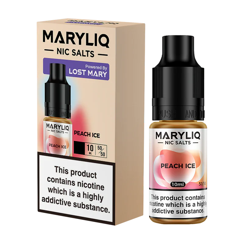 Maryliq Nic Salt Peach Ice