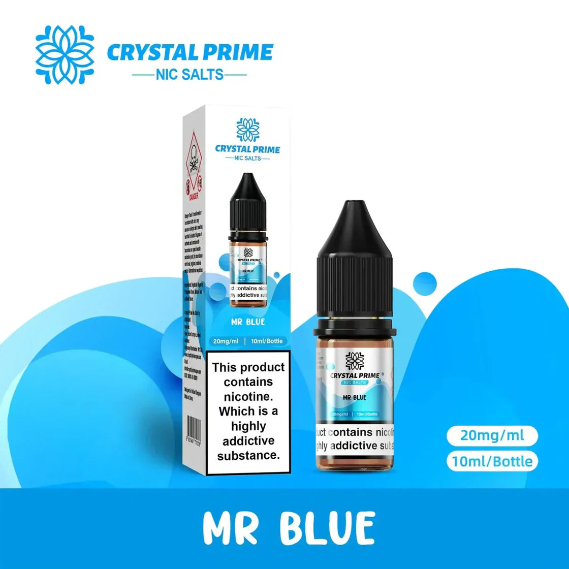 Crystal Prime Nic Salts Mr Blue