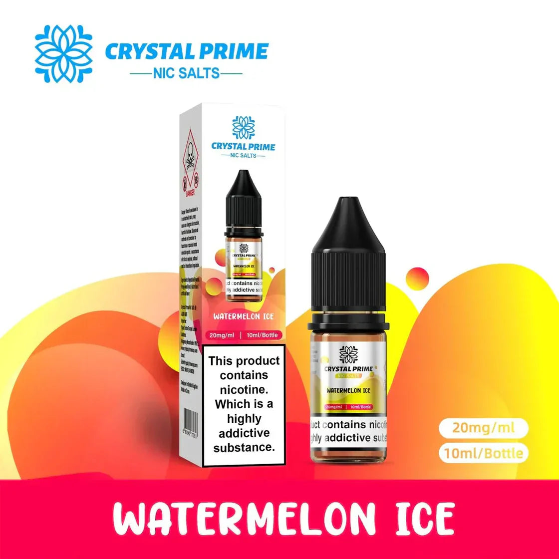 Crystal Prime Nic Salts Watermelon Ice