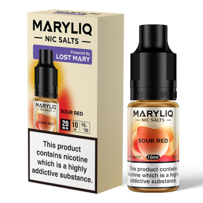 Maryliq Nic Salt Sour Red